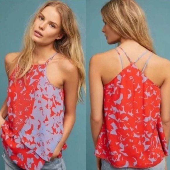 Anthropologie Maeve St Lucia Printed Blouse Tank Top, size XS (US) - Picture 2 of 13